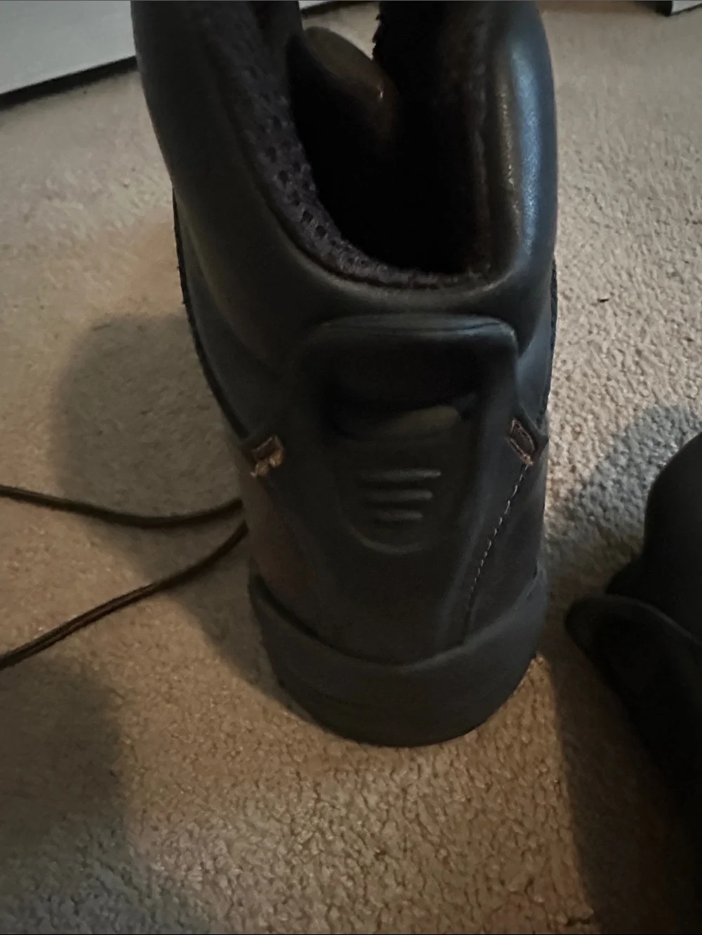 Wolverine Dark Brown Lace-Up Work Boots